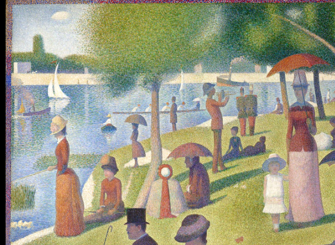 A Sunday Afternoon by Georges Seurat
